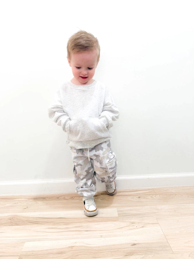 Lettie Grays: Icy Camo Cargo Jogger