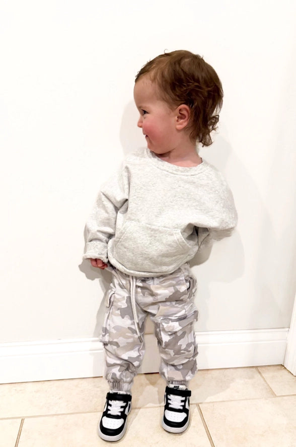 Lettie Grays: Icy Camo Cargo Jogger