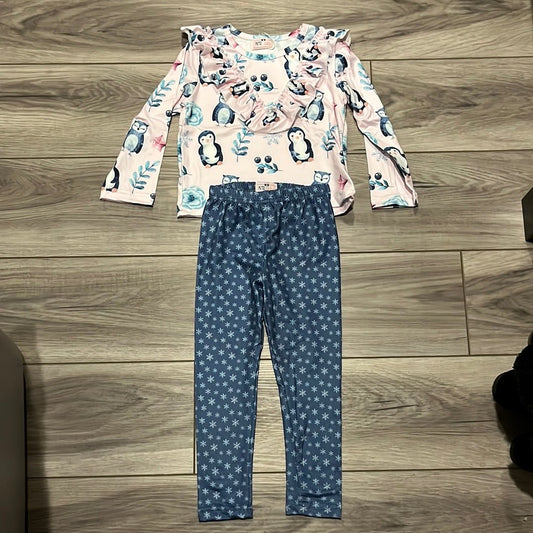 Winter Penguin pants set