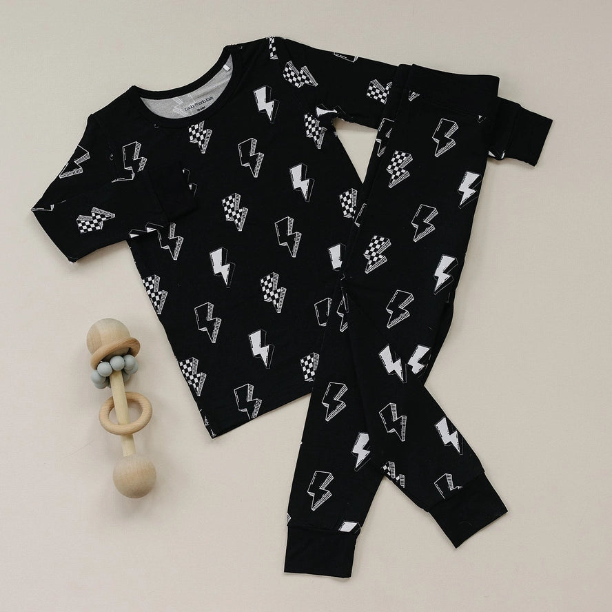 Lucky Panda Kids: Ink Bolts Bamboo Two Piece Set