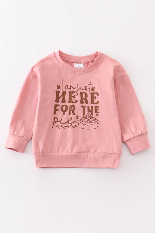 Pink Here for the Pie Crewneck