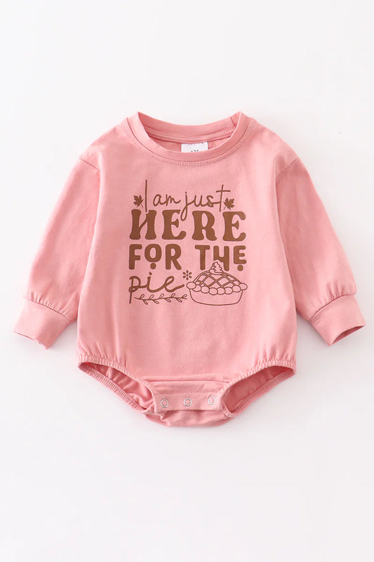 Pink Here for the Pie Romper