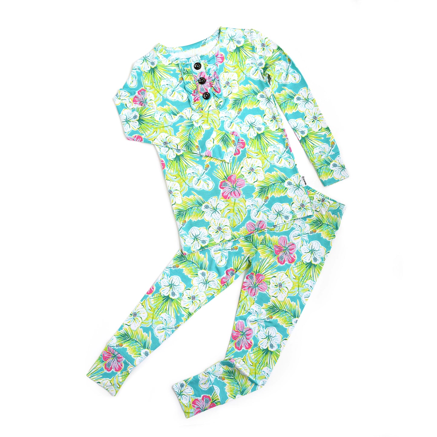 Gigi and Max: Kalea Ruffle Bamboo Two Piece Set