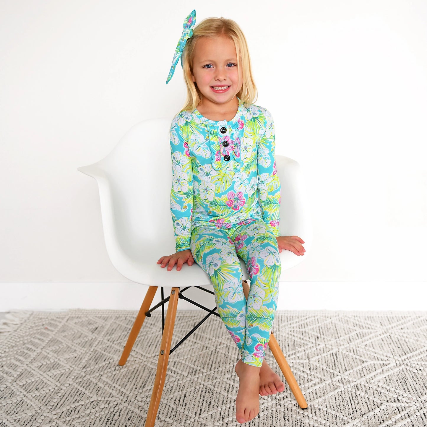 Gigi and Max: Kalea Ruffle Bamboo Two Piece Set