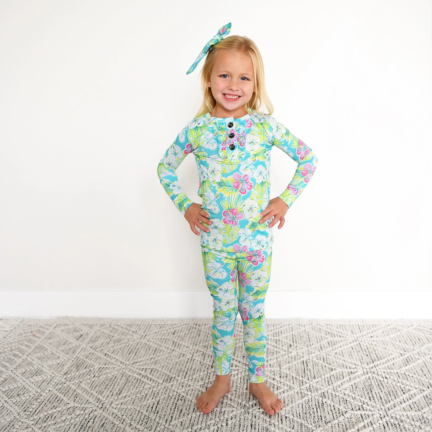 Gigi and Max: Kalea Ruffle Bamboo Two Piece Set