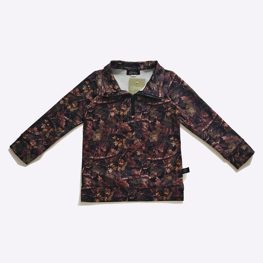 Leafy Camo 1/4 Zip