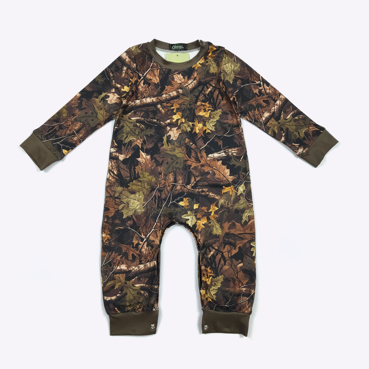 Leafy Camo Romper