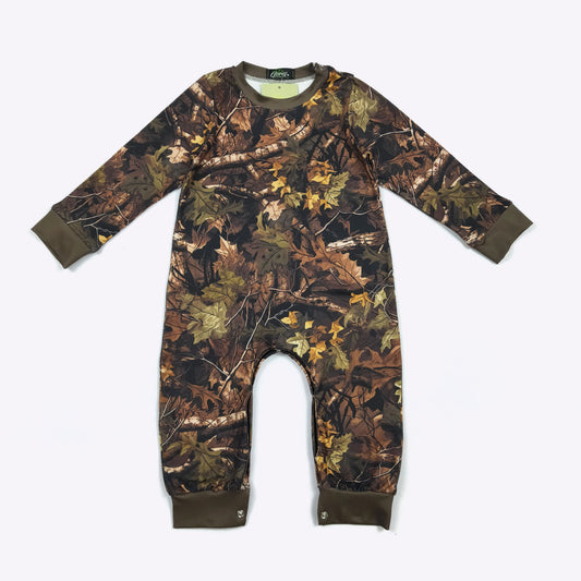 Leafy Camo Romper