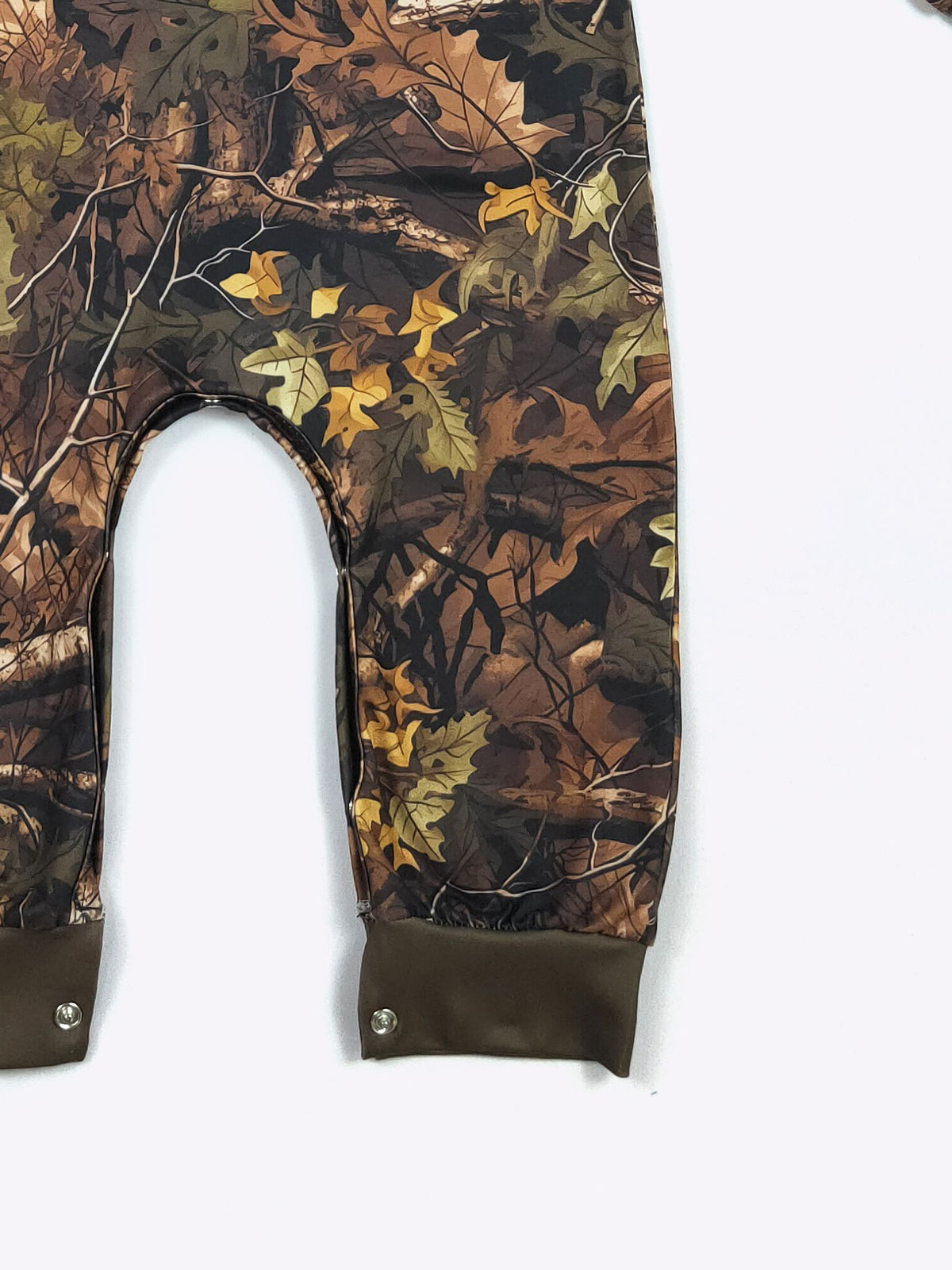 Leafy Camo Romper