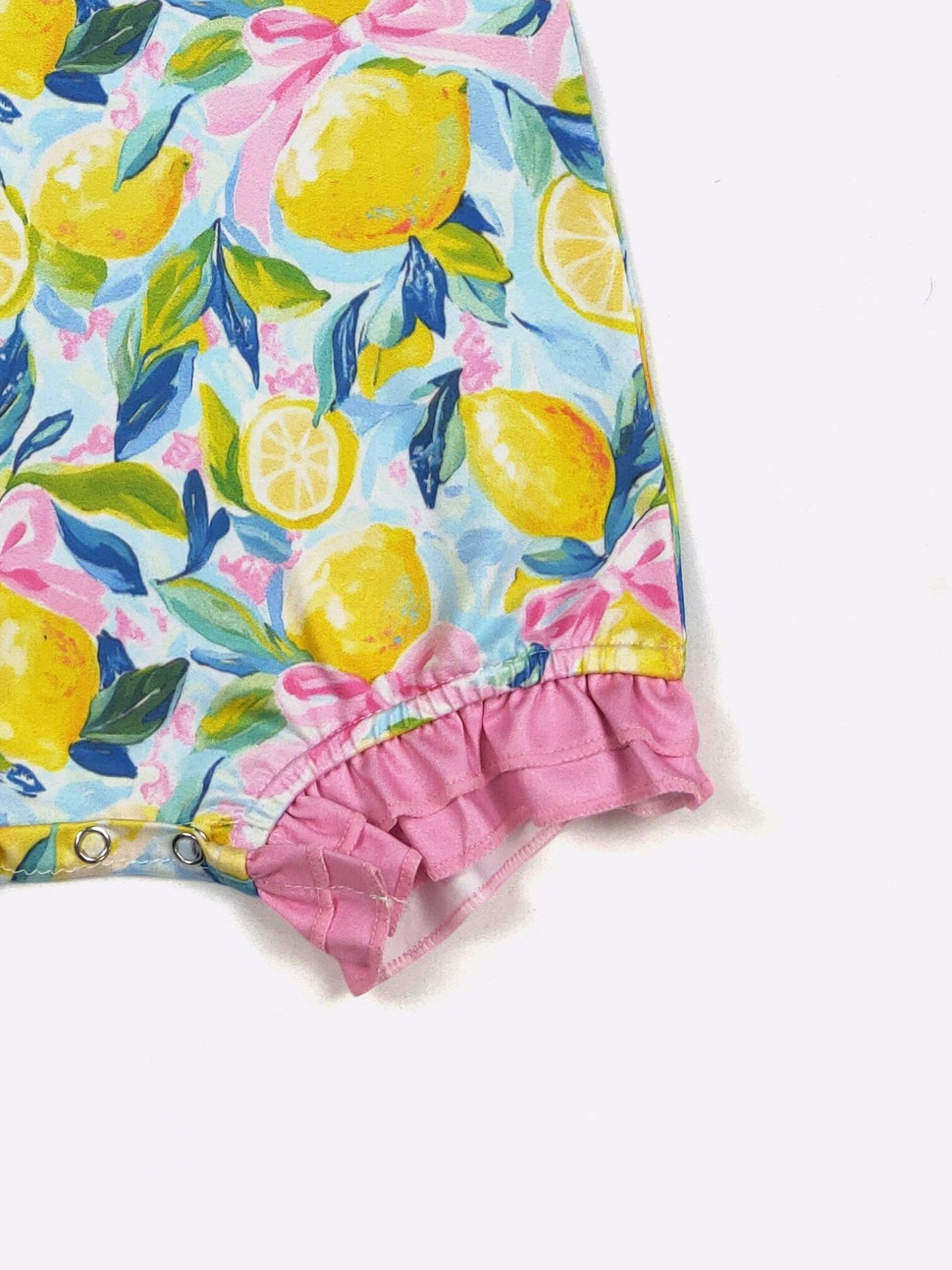 Lemon Drop Ruffle Baby Romper