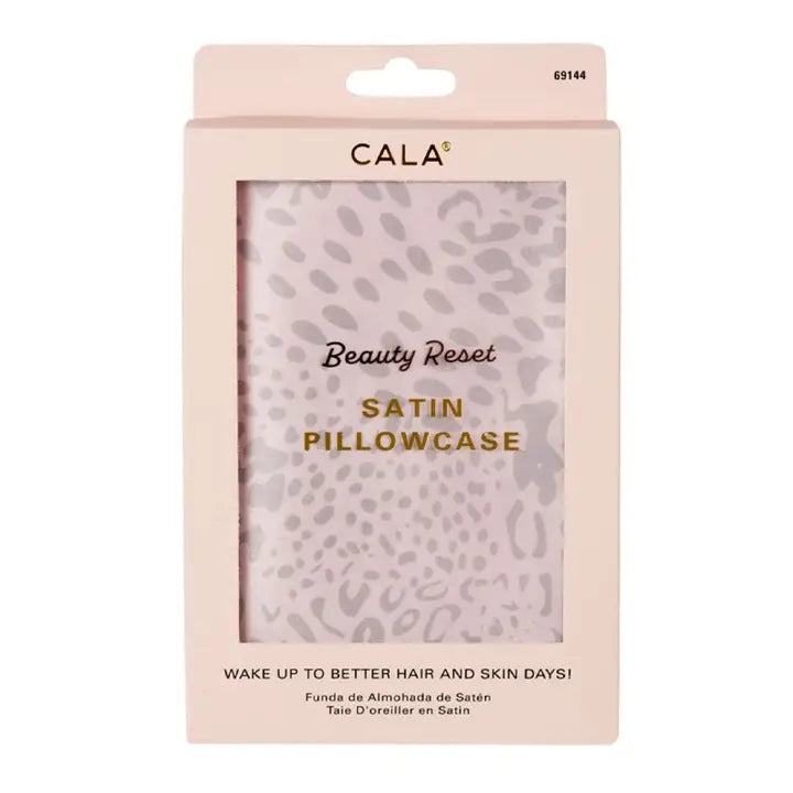 Cala: Leopard Beauty Rest Satin Pillowcase