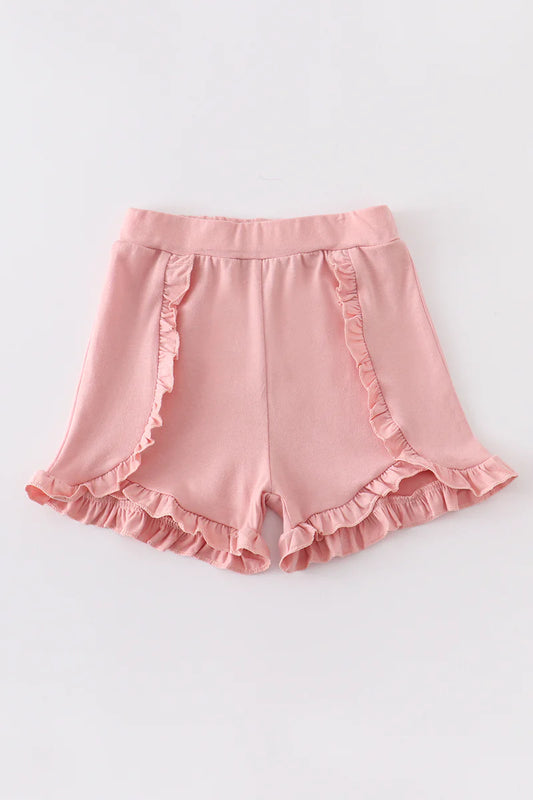 Pink Ruffle Shorts