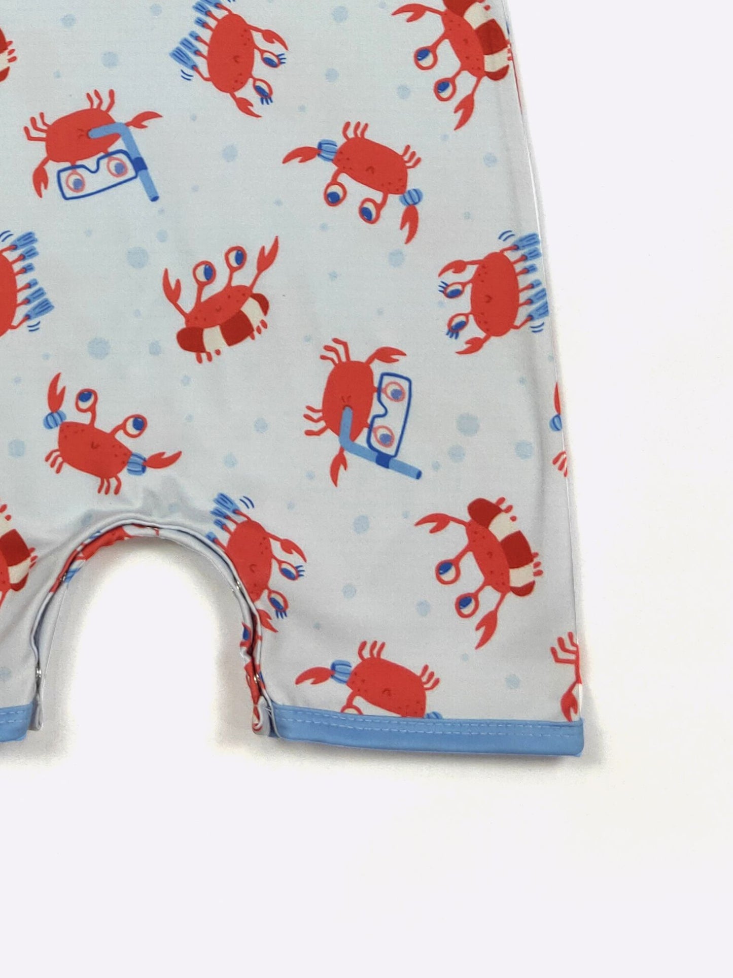 Lil Crab Print Romper