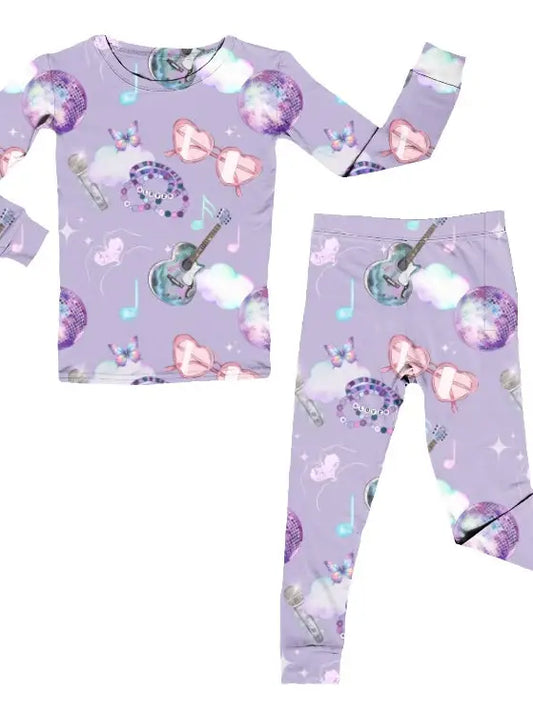 Little Lady Muscian Bamboo Two Piece Set