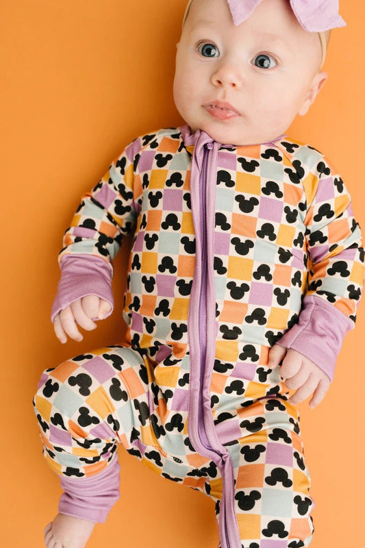 Little One Shop: Magical Colorful Check Bamboo Zippy