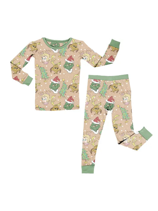 Ceddy & RIA: Mean Christmas Bamboo Two piece Set