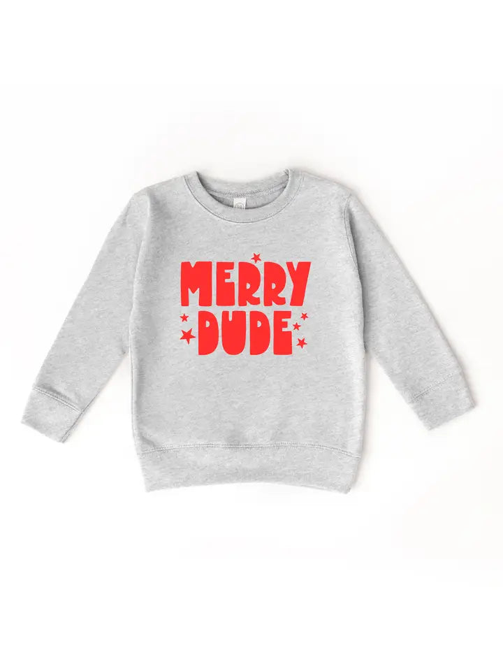 Merry Dude Crewneck Sweatshirt: TWO COLORS!