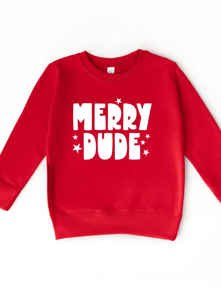 Merry Dude Crewneck Sweatshirt: TWO COLORS!