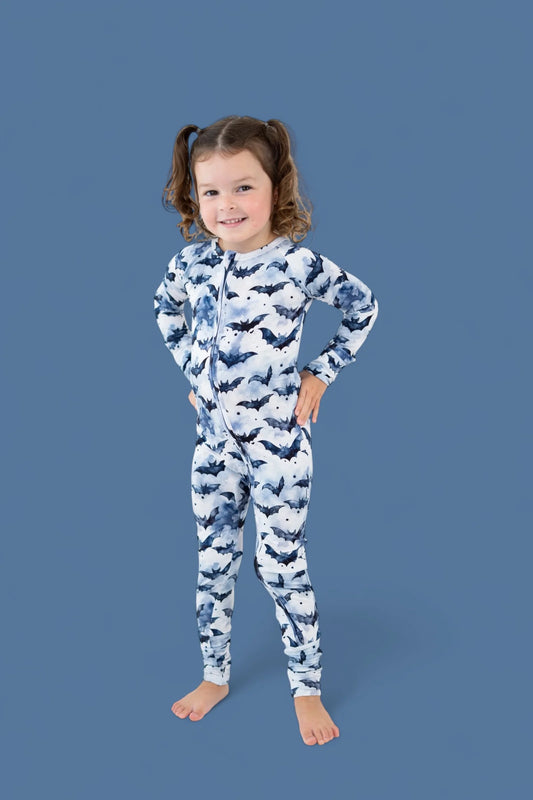 Dream Big: Midnight Flyers Bamboo Zippy Romper