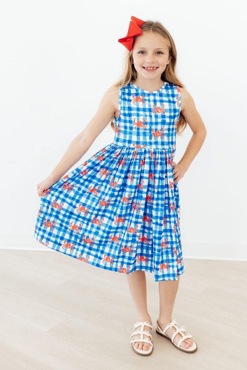 Crabby Cutie Tank Twirl Dress