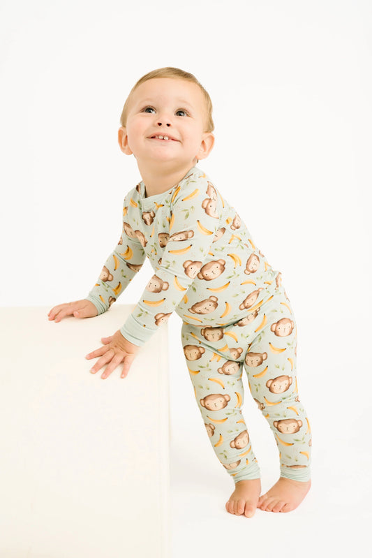 Little One Shop: Monkey Mischief Bamboo Two Piece Set