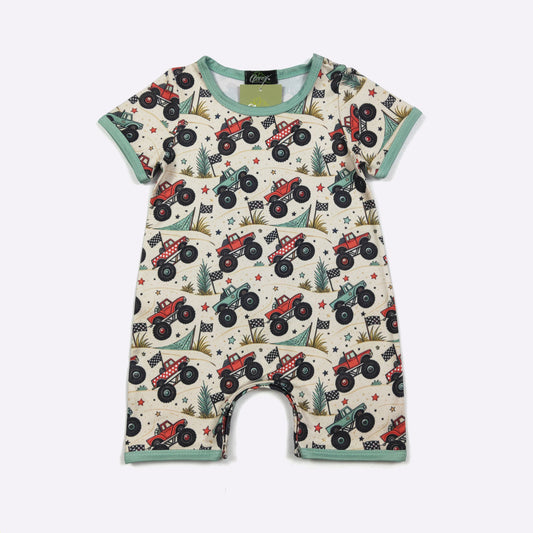 Monster Max Print Romper