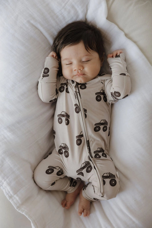 Forever French Baby: Monster Truck Bamboo Zippy