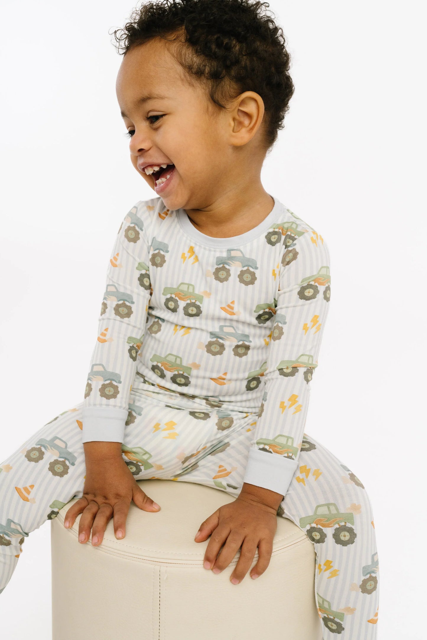 Little One Shop: Monster Truck Bamboo Two Piece Set