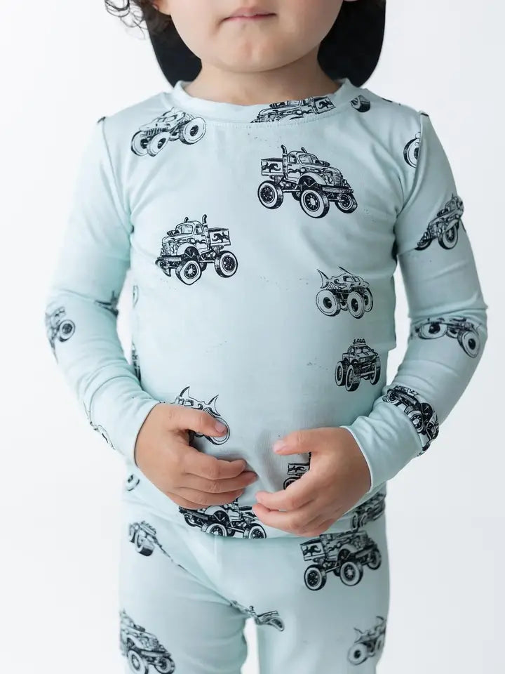 Blush Lotus: Monster Truck Bamboo Two Piece Set