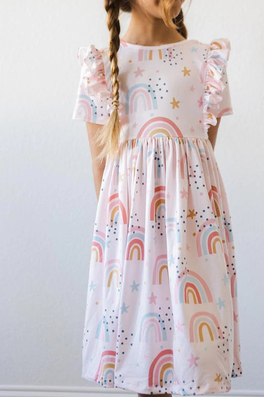 Mila & Rose- Over the Rainbow Twirl Dress