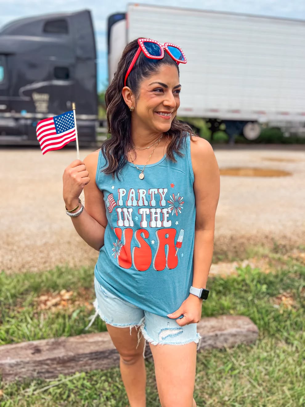 Party in the USA Comfort Colors Tank