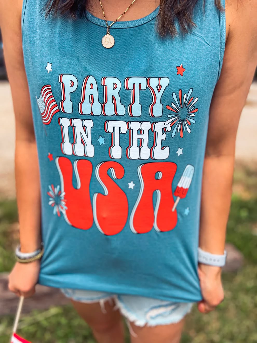 Party in the USA Comfort Colors Tank