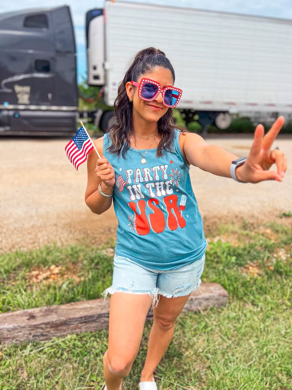 Party in the USA Comfort Colors Tank