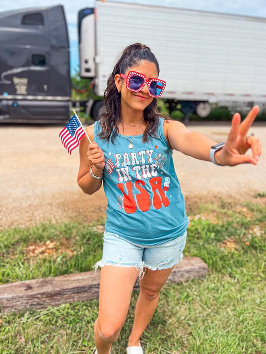 Party in the USA Comfort Colors Tank