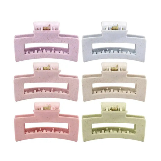 Pastel Large Rectangle Hair Claws