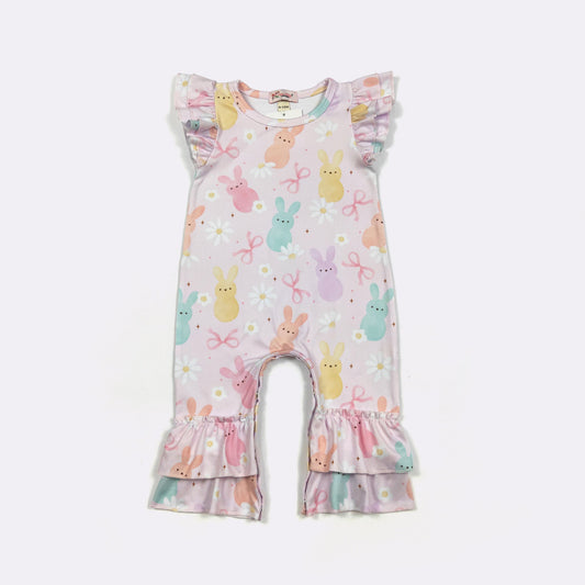 Pastel Peeps Ruffle Romper