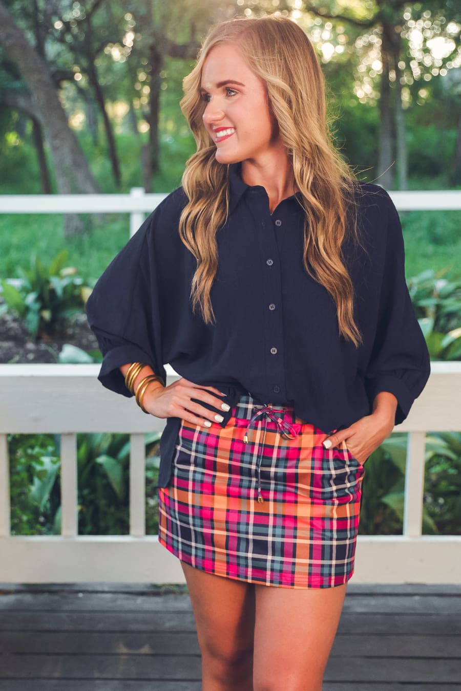 Patterned in Plaid Skort