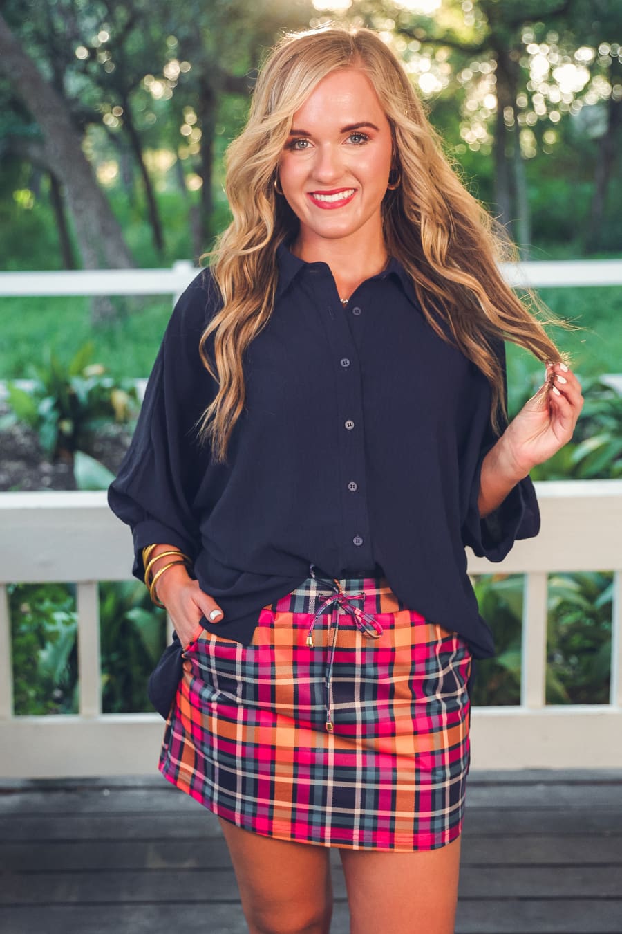 Patterned in Plaid Skort