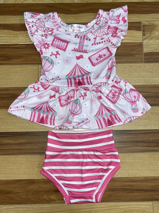 Fashion Minis: Pink at the Fair Bummie Set