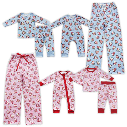Christmas Tree Snack Cake Print PJ's