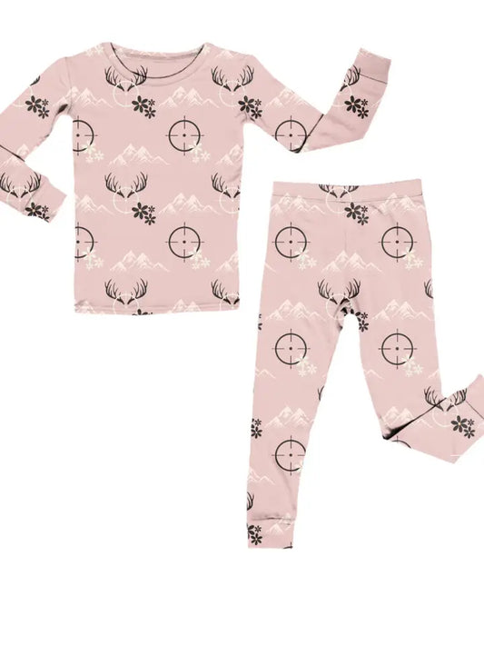 Pink Hunter Bamboo Two Piece Set