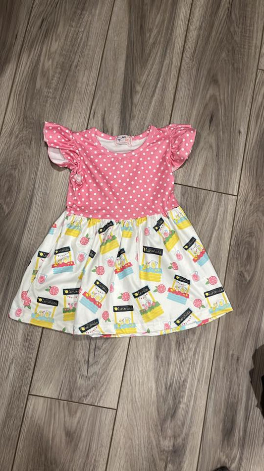 Pink Lemonade Twirl Dress