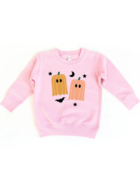 Pink Cute Ghost Crewneck