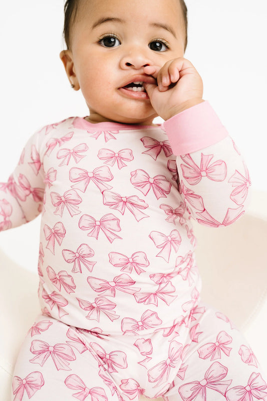 Little One Shop: Pretty in Pink Bamboo Two Piece Set