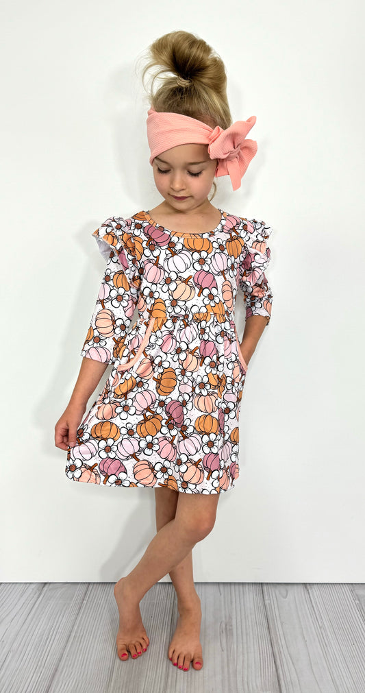 Pumpkin Blossoms Dress