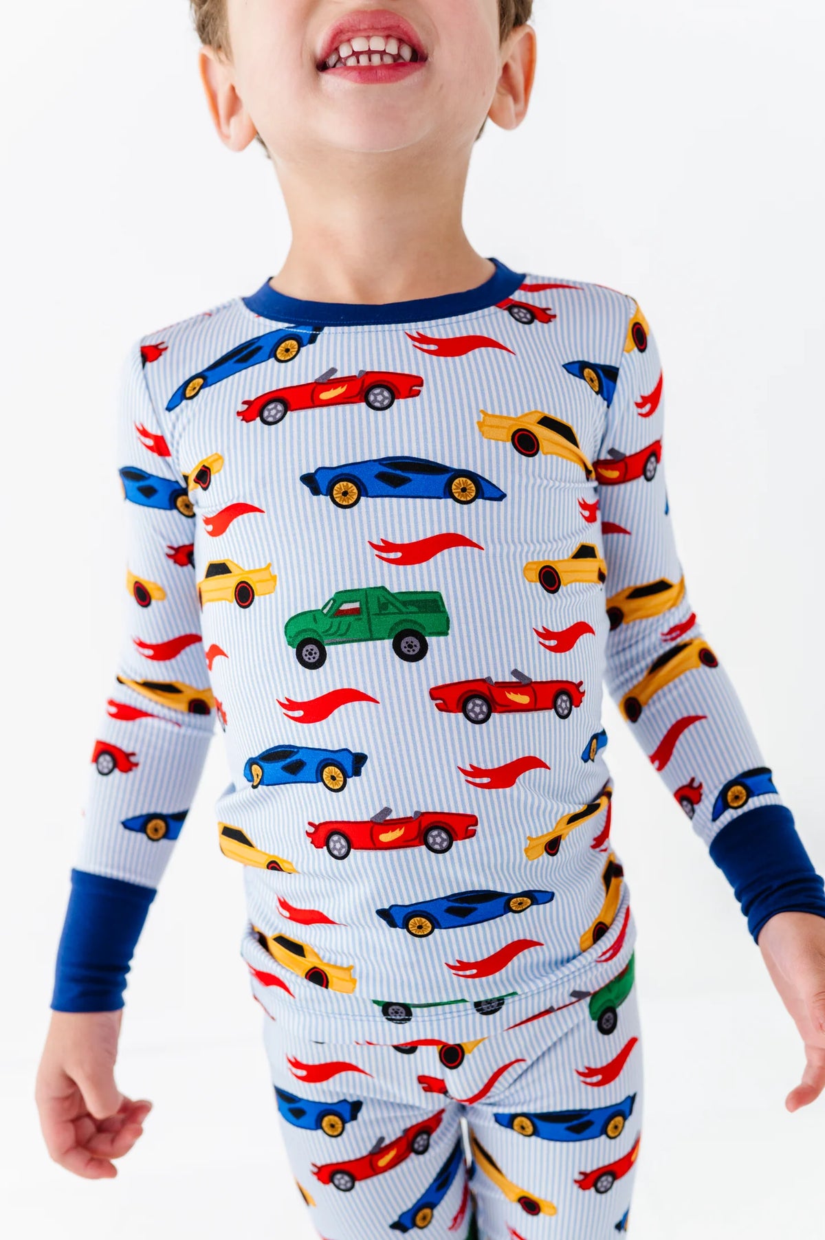 Kiki + Lulu: Racing Stripes Bamboo Two Piece Set
