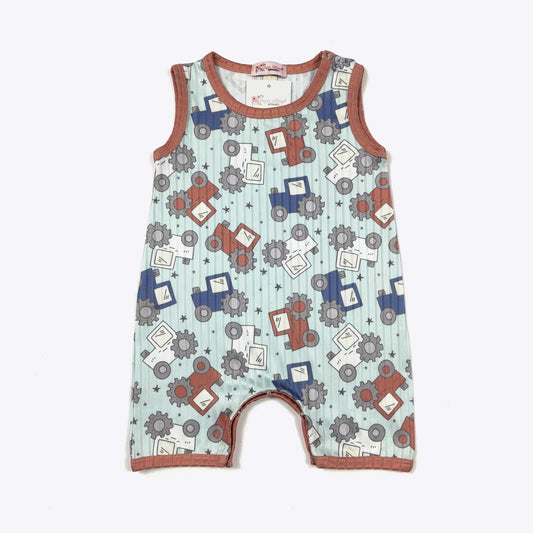 RWB Tractor Tank Short Romper