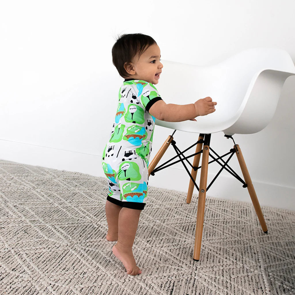 Gigi & Max: Ryder Golf Bamboo Shortie Romper