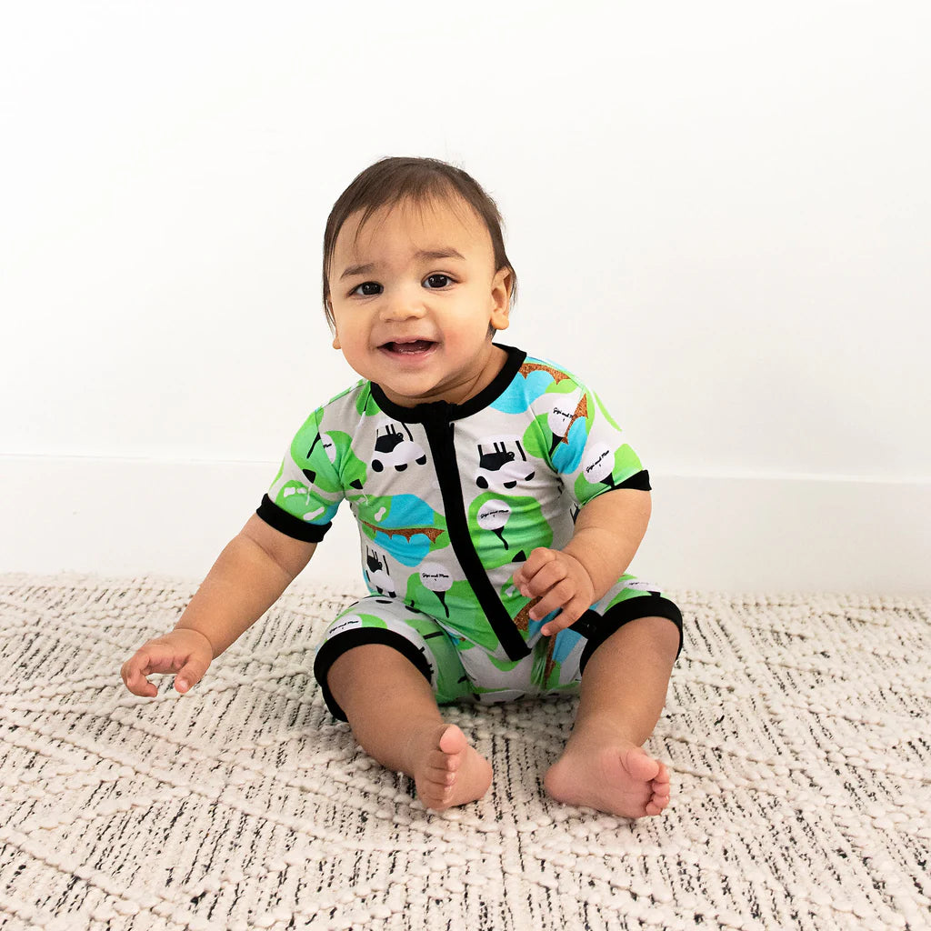 Gigi & Max: Ryder Golf Bamboo Shortie Romper
