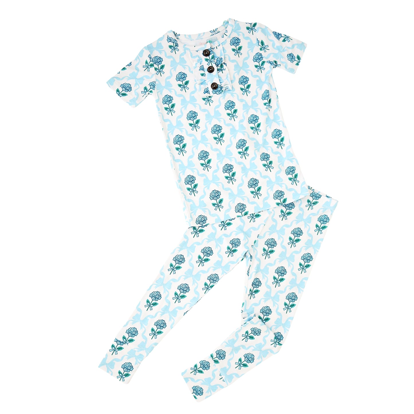 Gigi and Max: Savannah Floral Bamboo Two Piece Set